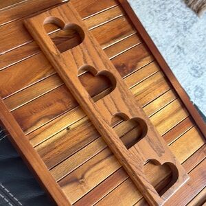 Hand Crafted Wooden Heart Cutout Wall Decor